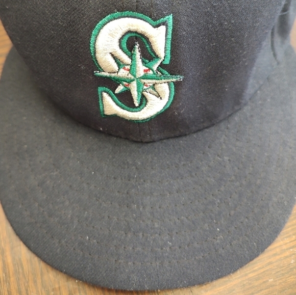 New Era Other - Mariners Seattle MLB New Era 59Fifty Fitted Hat On-Field Cap Navy Blue Sz 7-5/8